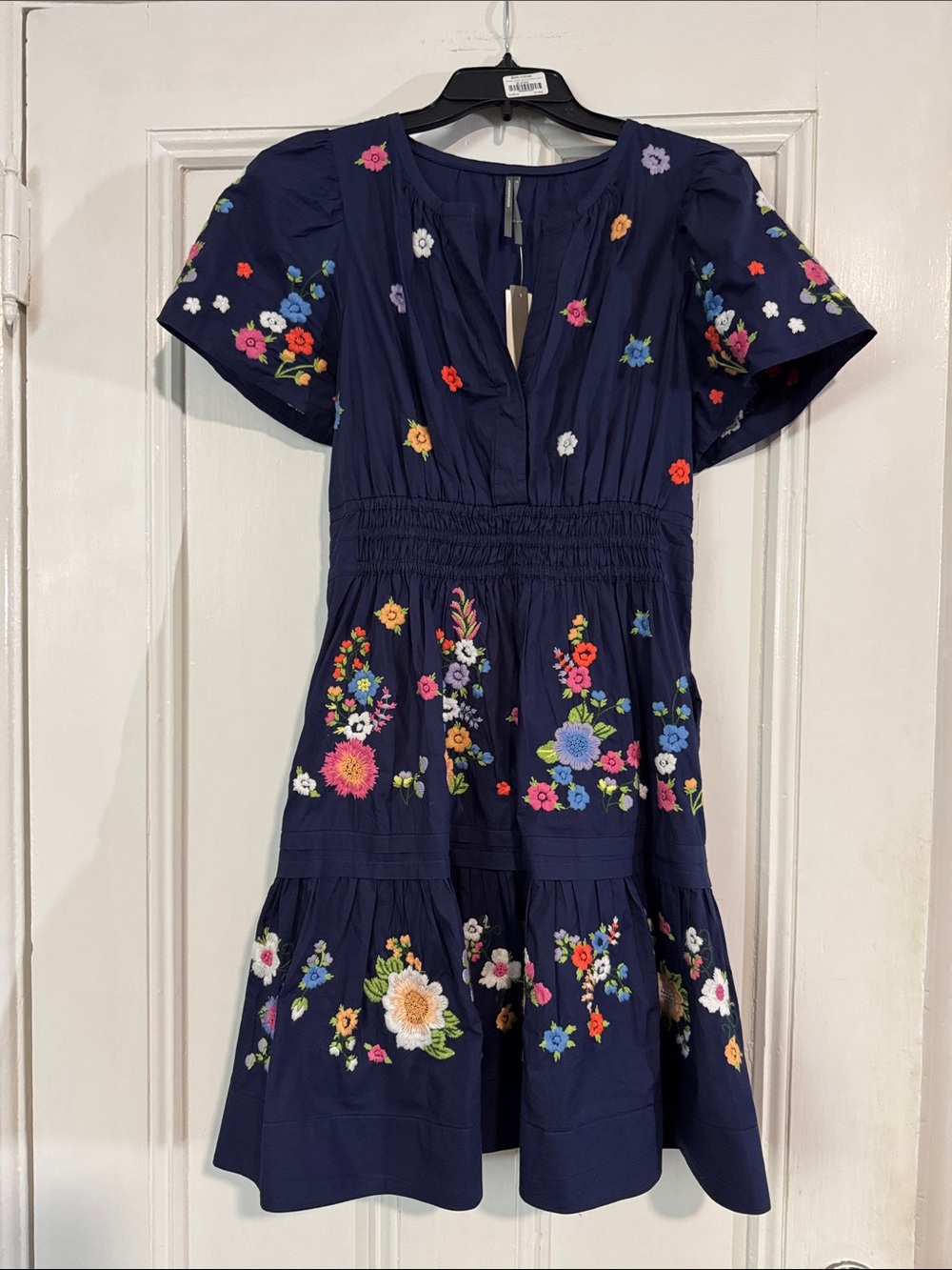 NWT Anthropologie Somerset Floral Embroidered Dress